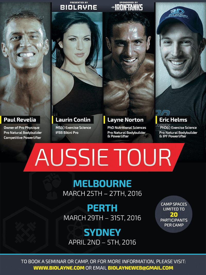 Biolayne Australia Tour 2016