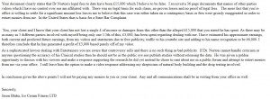 11 - Email 9-2013 accusing lawyers of exagerating fees